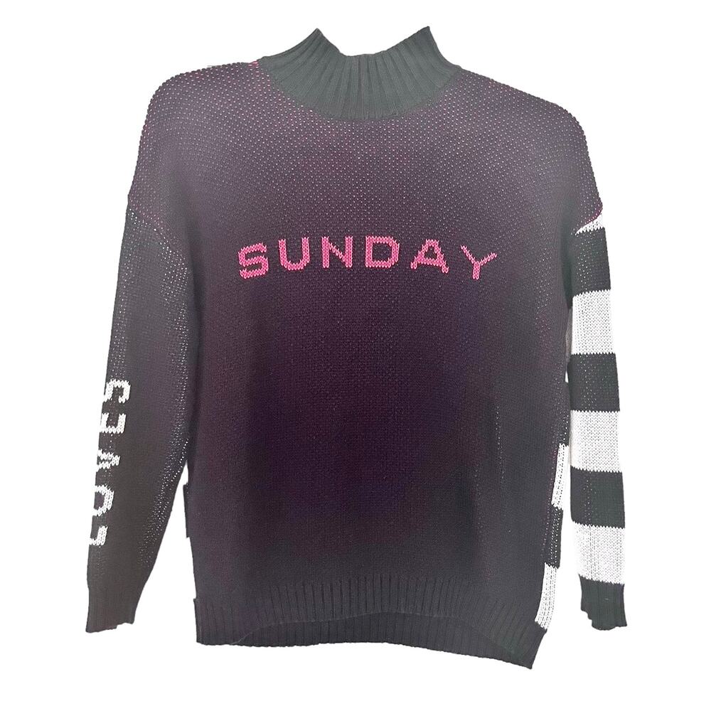 Beau Loves girls color block knit  sweater size 10/11